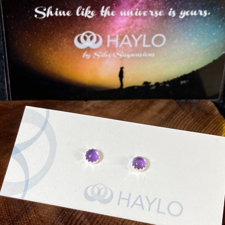 Bezel Set Stone Studs 4mm