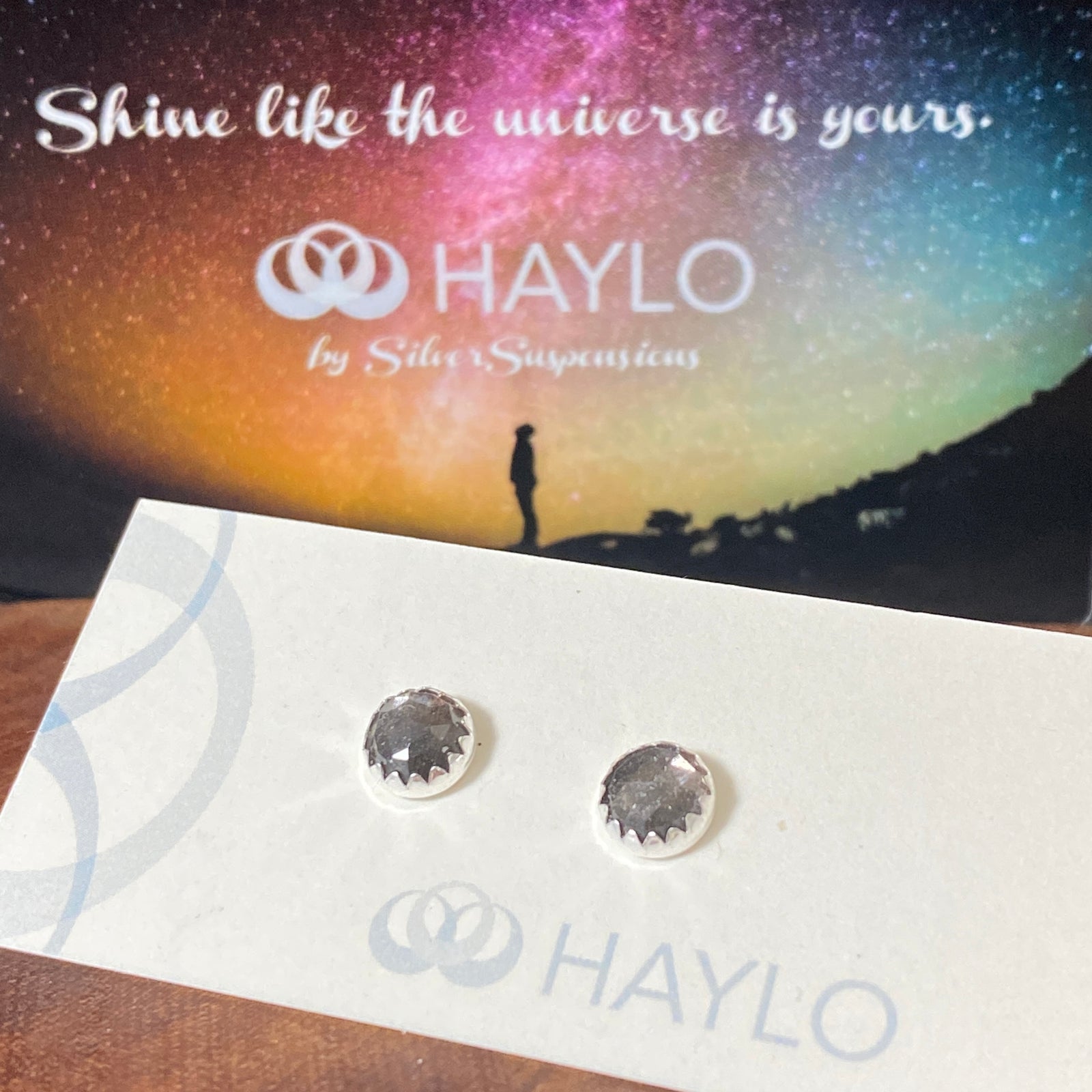 Bezel Set Stone Studs 6mm