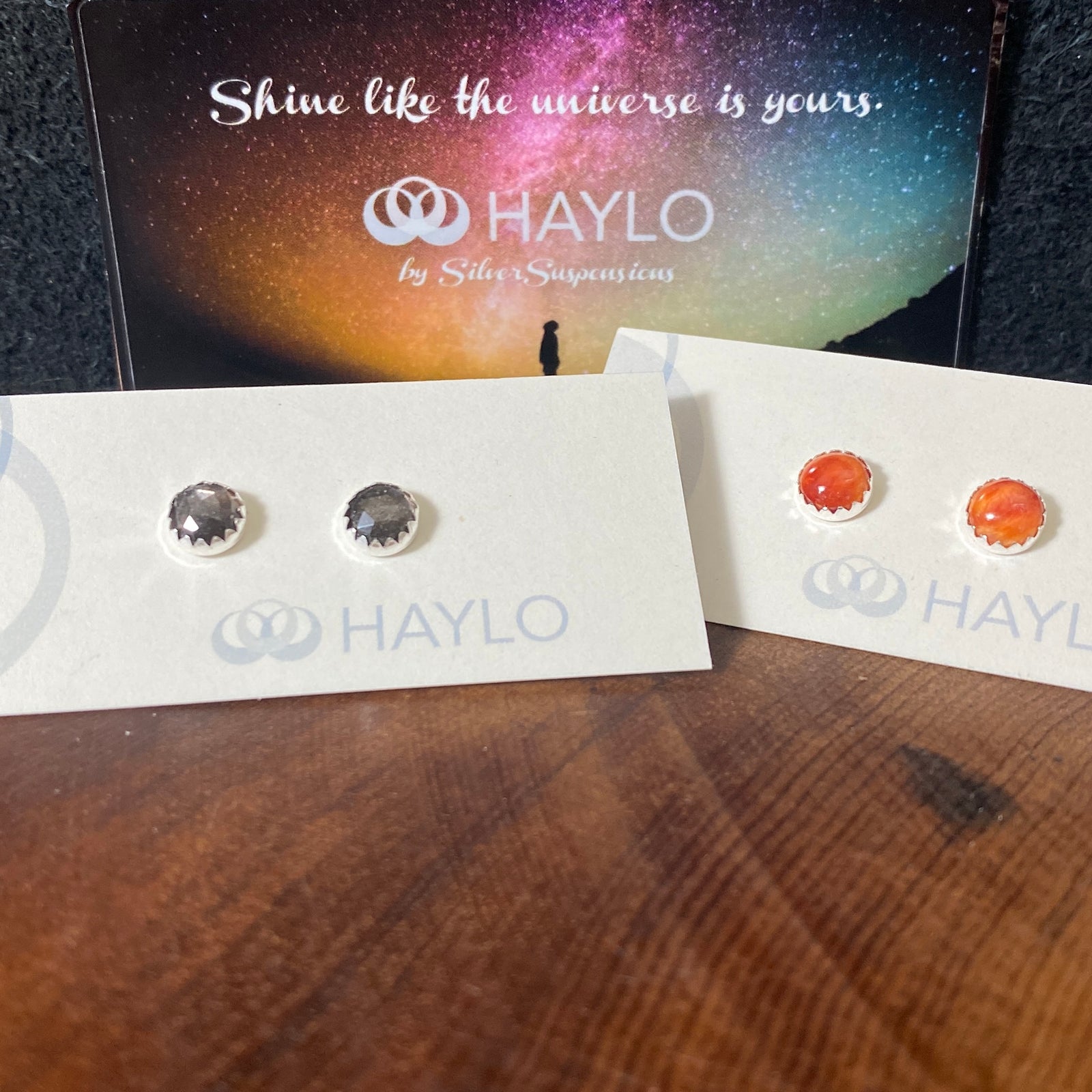 Bezel Set Stone Studs 6mm