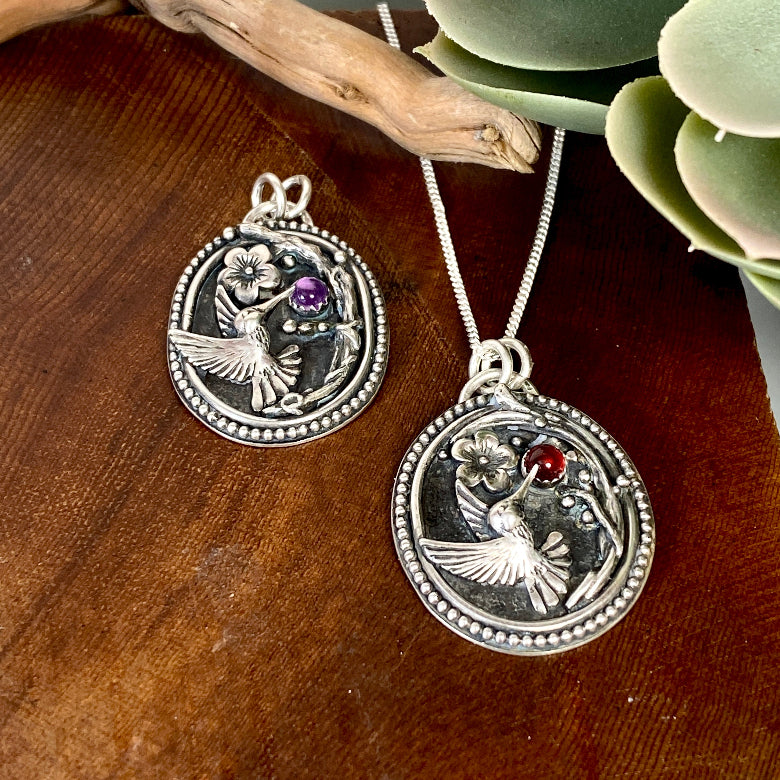 Hummingbird & Cherry Blossoms