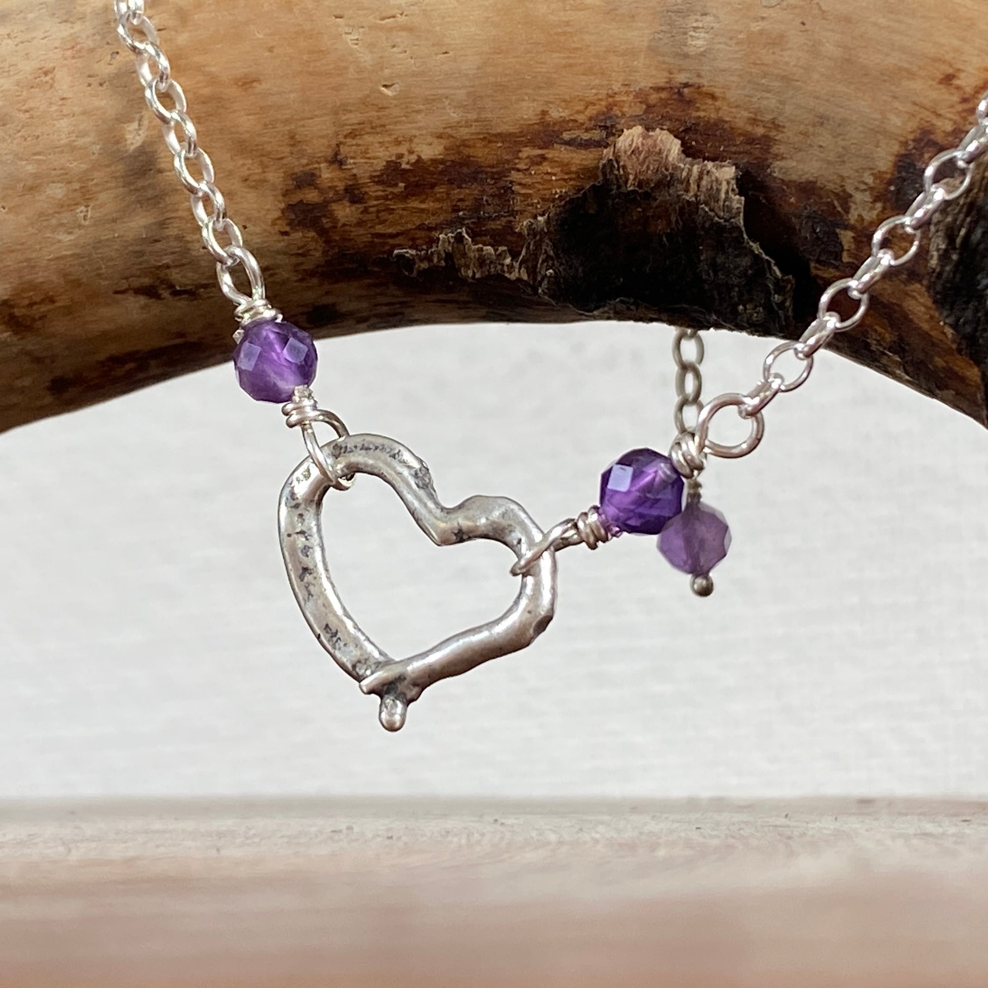 Fused Heart Bracelet