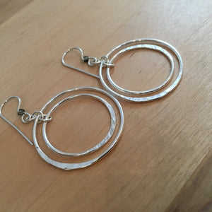 earrings, gift, sterling, silver, jewelry, handmade, forged