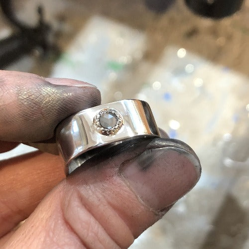 Octopus Set Diamond Ring