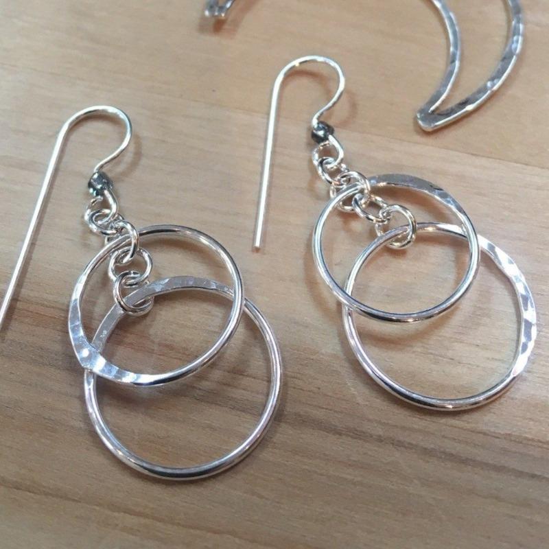 sterling, silver, jewelry, handmade, forged
