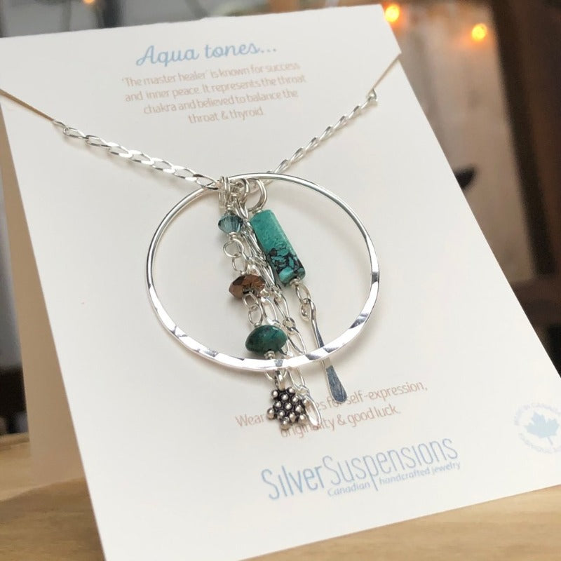 necklace, pendant, Turquoise , gift, sterling, silver, jewelry, handmade, forged