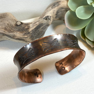 Anticlastic Copper Cuff